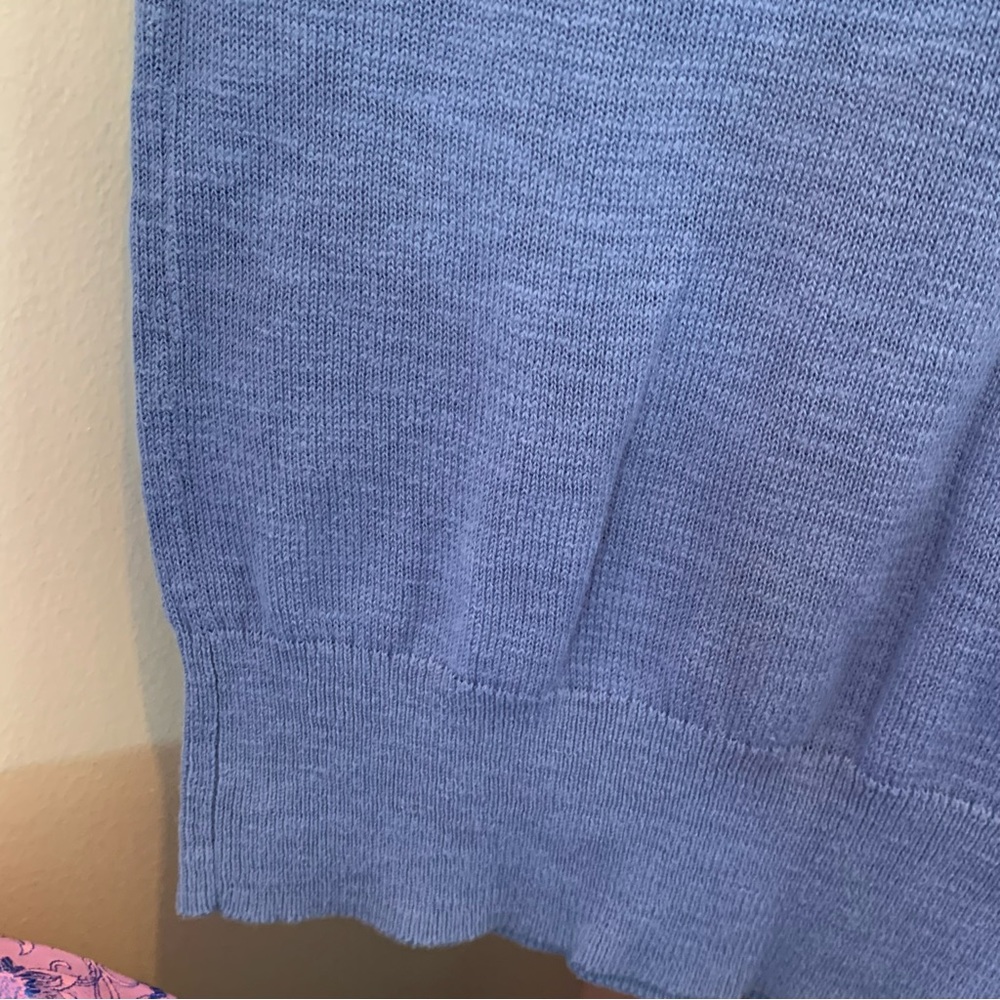 Two J. Crew Factory Periwinkle Sweaters - Picture 9 of 13